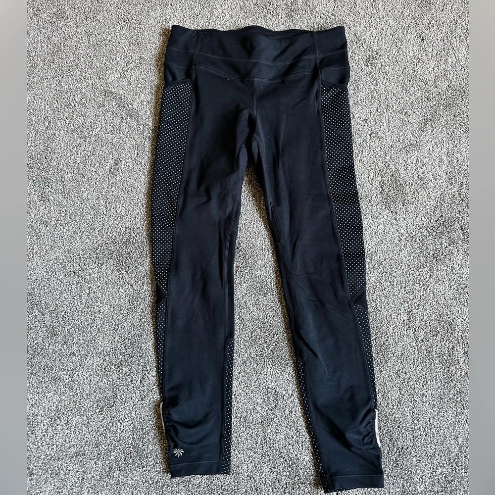 Athleta Size Small Petite Black Leggings